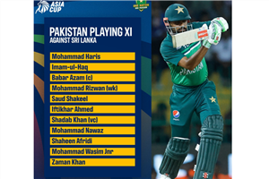 Asia Cup: Pakistan make four changes for must-win game vs SL