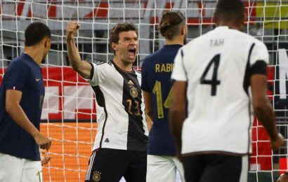 PIX: Germany snap losing run; Spain, Argentina, England cruise
