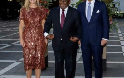 Queen Maxima wore two great Natan Couture ensembles in South Africa