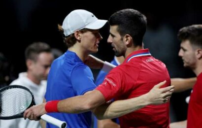 Sinner stuns Djokovic, then doubles up to send Italy into Davis Cup final
