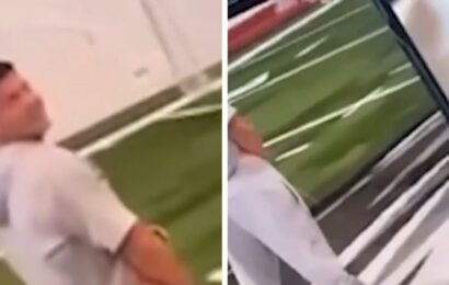 New Mexico St. QB Diego Pavia Allegedly Caught Peeing On Rival's Logo On Video