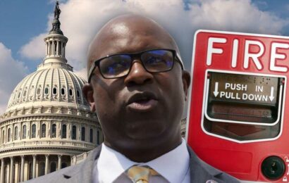Rep. Jamaal Bowman Pulls Capitol Fire Alarm Ahead of Spending Bill Vote