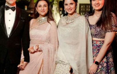 Sania At Parineeti-Raghav’s Reception