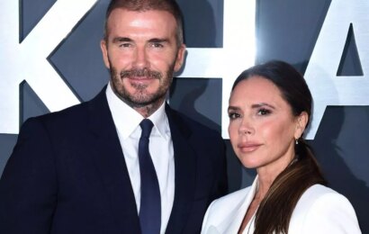 David Beckham labels Victoria ‘dramatic’ as she collapses onto floor in gym after workout