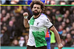 EPL PIX: Salah achieves milestone as Liverpool go top