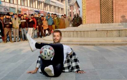 Freestyle Footballers Captivate Srinagar