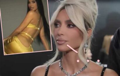 Kim Kardashian Accused Of Copying Designer’s Dress For Her SKIMS New Year’s Eve Line!