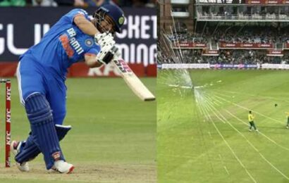 Rinku Singh Shatters Glass!